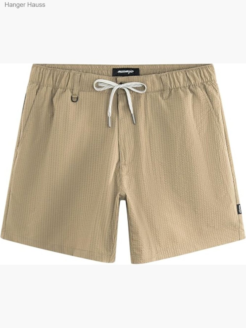 5.5/7 Seersucker Shorts 6 Pockets Drawstring Stretch Quick Dry Men Beach Shorts